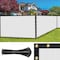 Sealtech Ultra Heavy Duty 200 GSM Privacy Fence White4X20 NonRecycled Polyethylene Cable Zip Ties ST-204-4X20 - alternate 3